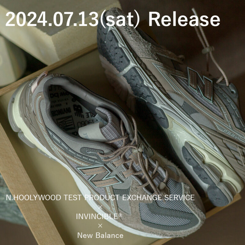 2024.07.13(sat)Release N.HOOLYWOOD × INVINCIBLE®︎ × New Balance